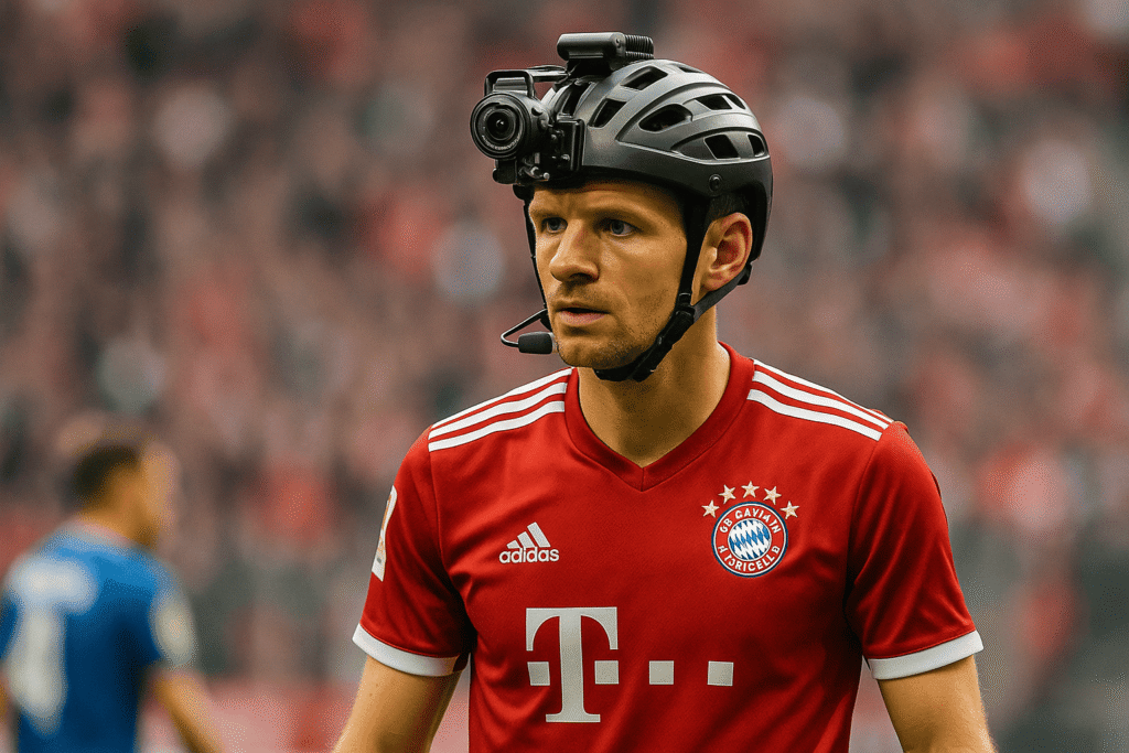 Zur Verbesserung des VARs: DFB führt Helmkamera für Bundesliga-Spieler ein